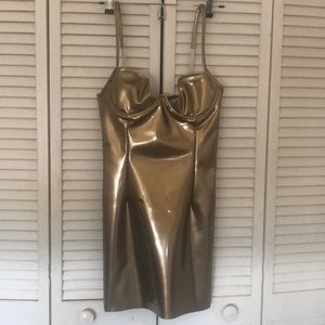 Super Sexy Vinyl mini dress